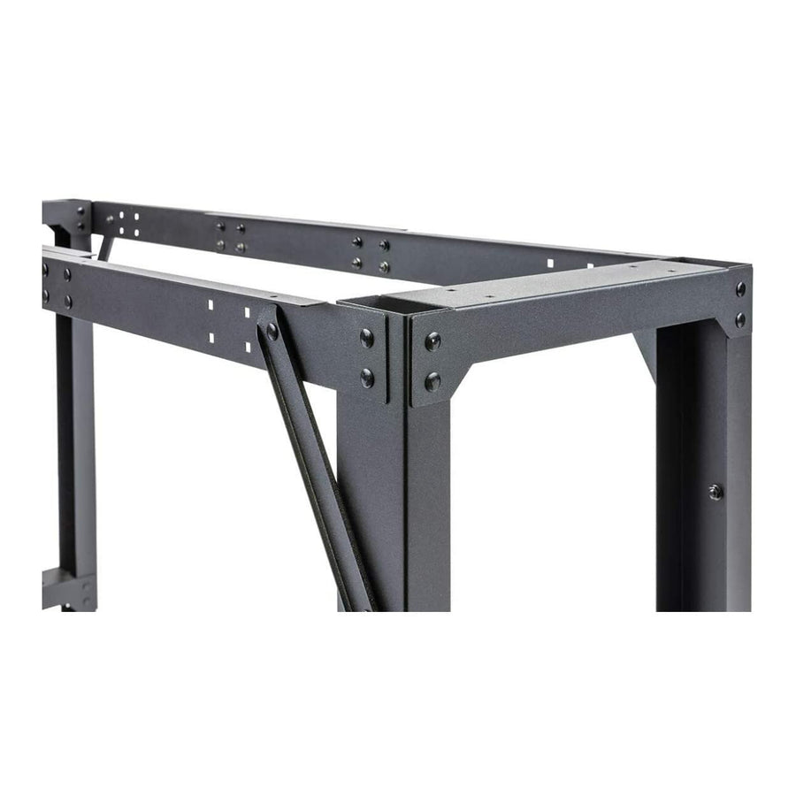 Adjustable Montezuma Steel Multi-Use Workspace Frame, 64" x 17" x 41"