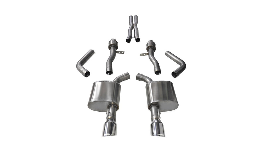 Corsa Cat Back Exhaust 14995 (W/ 4.5" Tips Dodge Challenger R/T Scat Pack 6.4L V8, Sport)