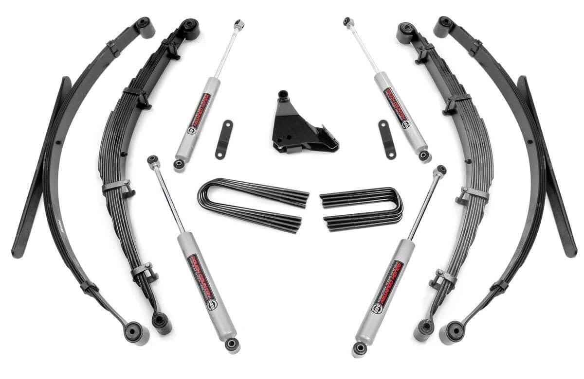 4" Rough Country Suspension Lift Kit for 1999-2004 Ford Super Duty 4WD - 50130