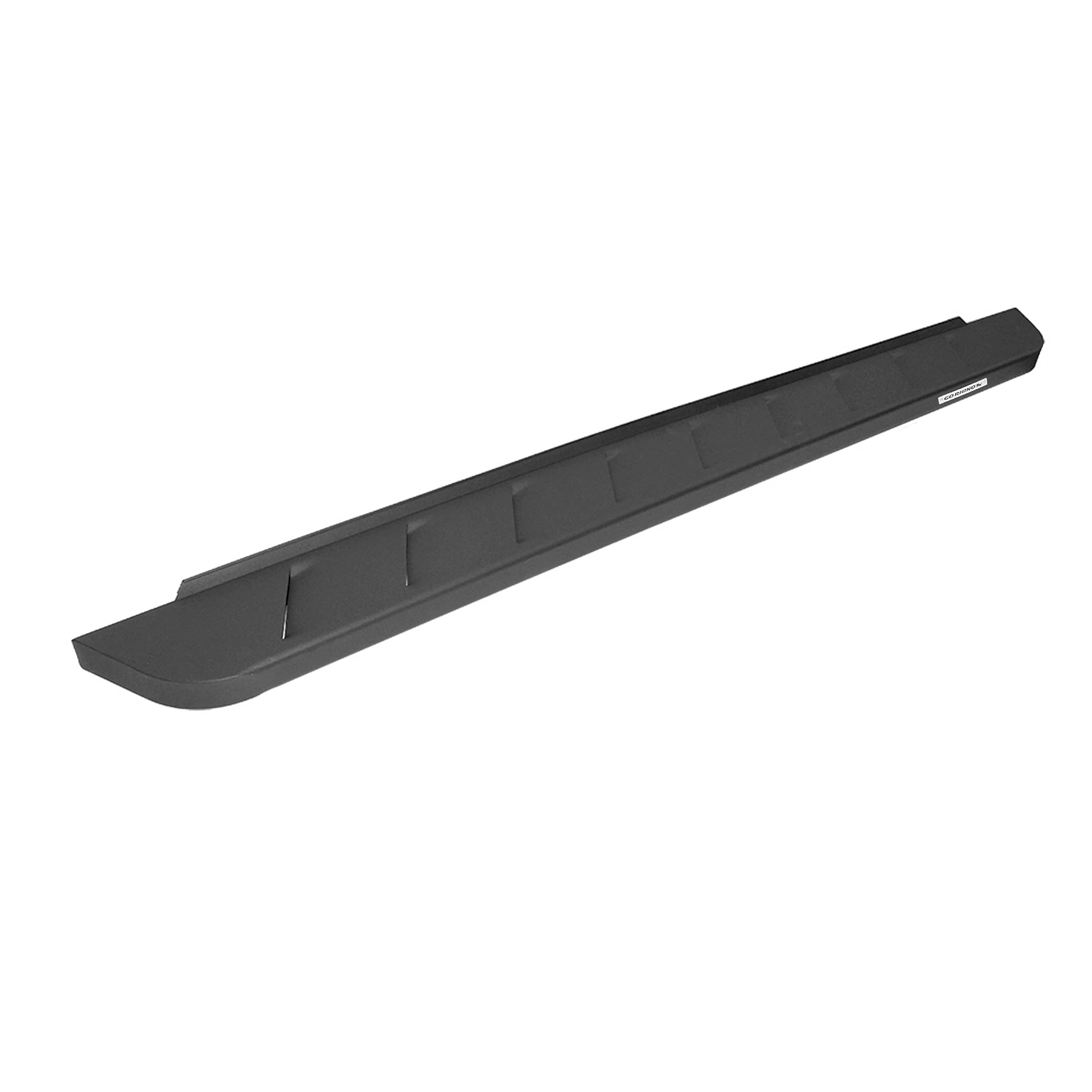 RB10 Running Board & Brackets Kit Go Rhino | Galvanized Steel, Textured Black | 63412973PC | Fits 2021-2025 Ford Bronco 4-Door (Excludes Bronco Sport)