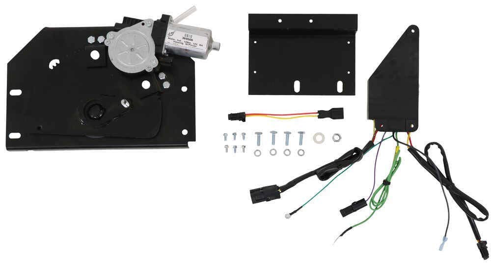 Kwikee Electric RV Step Motor Gearbox Upgrade Kit 25 Series for 5th Wheel RVs, Travel Trailers and Motorhomes, IMGL, 510 Control Unit, Door Switch - 379804