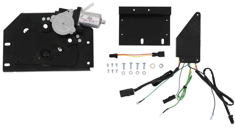 Kwikee Electric RV Step Motor Gearbox Upgrade Kit 25 Series for 5th Wheel RVs, Travel Trailers and Motorhomes, IMGL, 510 Control Unit, Door Switch - 379804