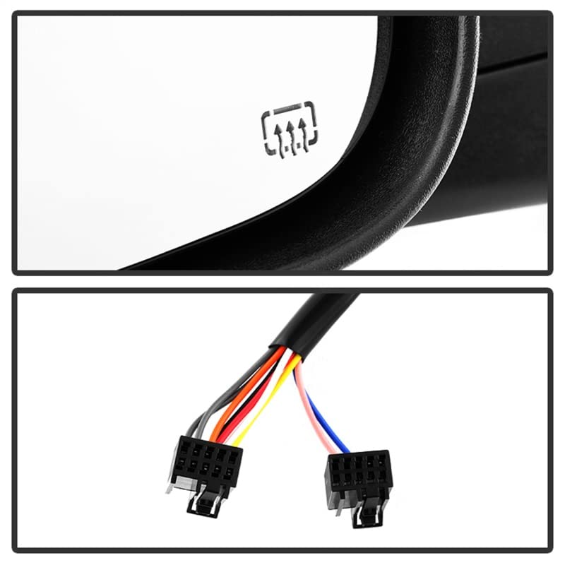 MIR-DRAM09S-PWH-L Xtune Mirror (Dodge Ram 1500 09-12 Manual Extendable - Power Heated Adjust with LED Signal Black Housing - Left Fit: Ram 2500/3500 10-12)