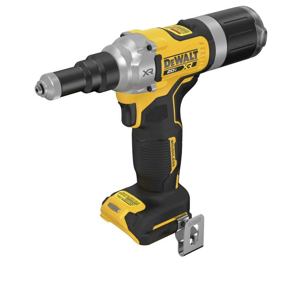 20V MAX XR DEWALT Cordless Rivet Tool, 1/4", Bare Tool Only (DCF414B)