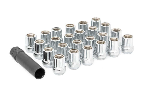 Lug Nut Set Rough Country M12X1.5 Chrome Wheel with Painted (0 x 0. inches /0 x, 0 inches Offset)