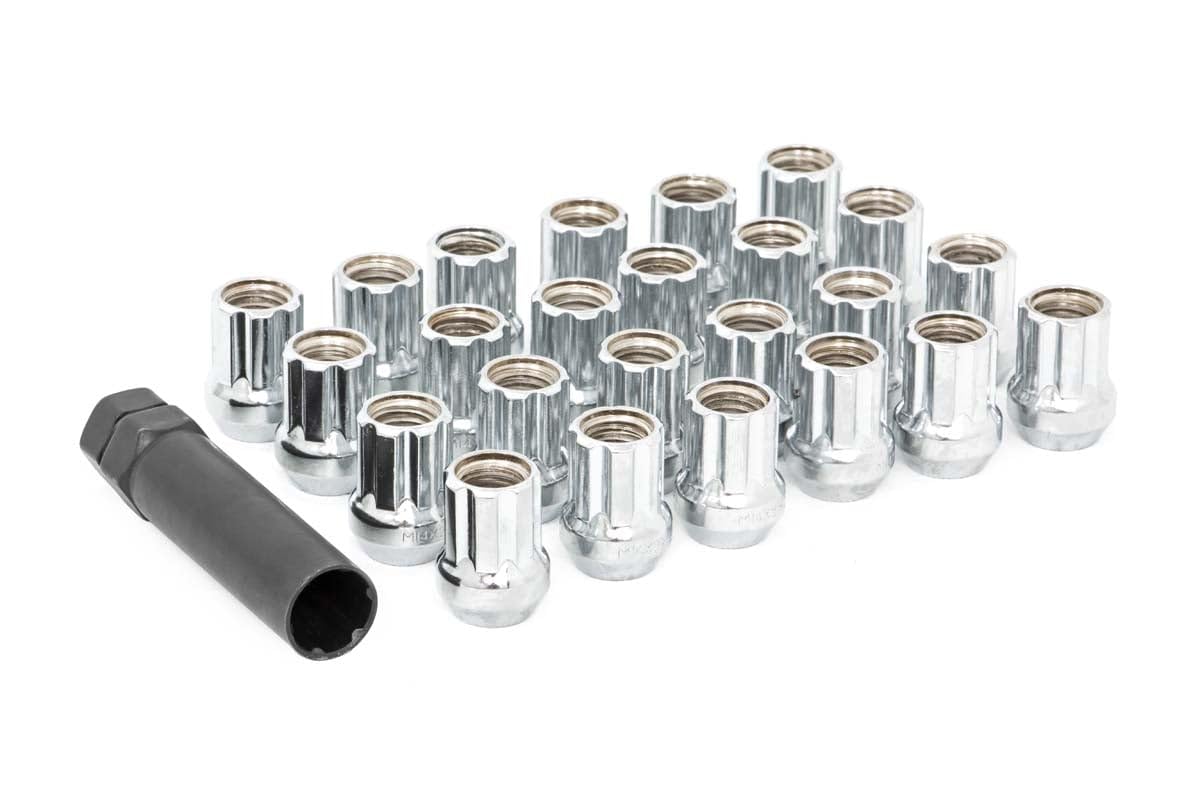 Rough Country Lug Nut Set Chrome M14X2.0 Wheel with Painted (0 x 0. inches /0 x, 0 inches Offset)