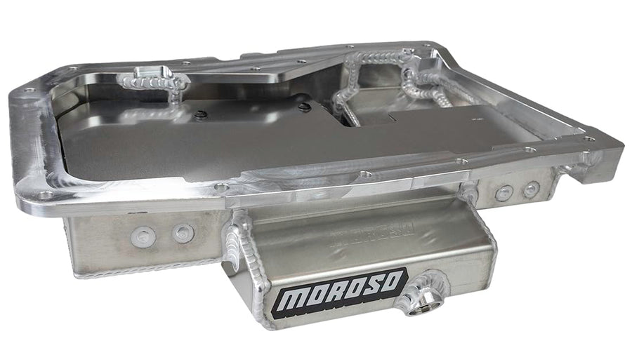 Moroso Aluminum Road Race Baffled Oil Pan 20946, Fits 06-15 NC Mazda Miata, 2.0 2.5L