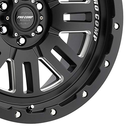 Cognos Pro Comp Wheels Black Wheel with Painted (18 x 9. inches /6 x 5 inches, 0 inches Offset)