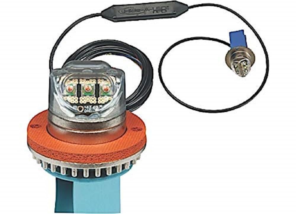 6LED ECCO Hide-A-LED, Amber, White, 12VDC