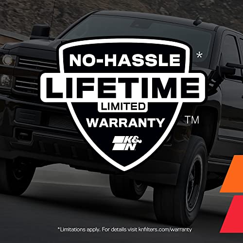 K&N Cold Air Intake System: High-Flow Air-Filter, Horsepower & Increase Performance: Compatible with 2020-2024 CHEVROLET Silverado 2500 HD & 3500 HD; 2020-2024 GMC Sierra 2500 HD & 3500 HD; 77-1011KC