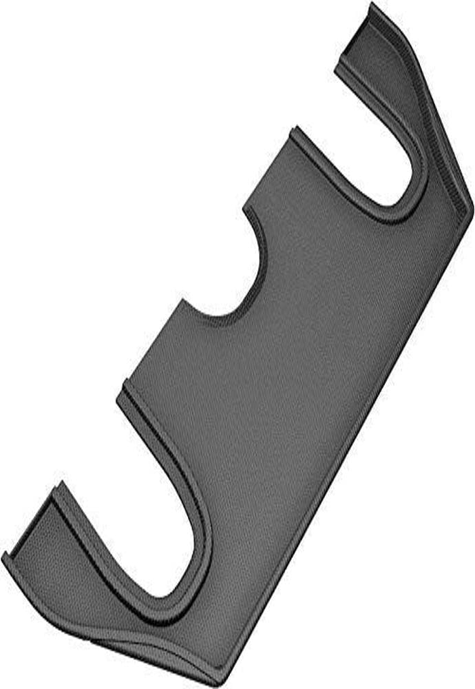 3D MAXpider Kagu Custom Fit Floor Mat (Black) Compatible with Tesla Model X 6-Seat w/Center Console 2016-2018 - Third Row