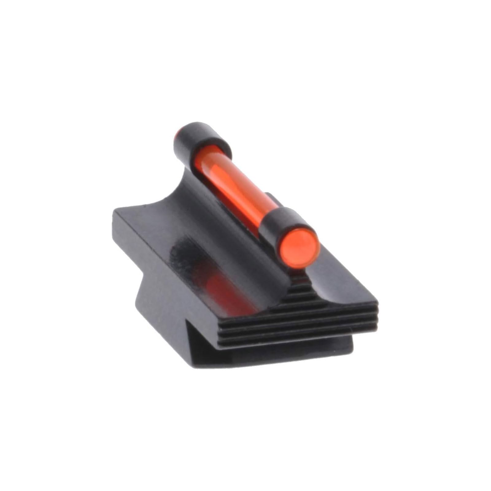 3/8-Inch TRUGLO Dovetail Front Steel Gun Sight Replacement Fiber Optic Ramp Sight - .450", RED