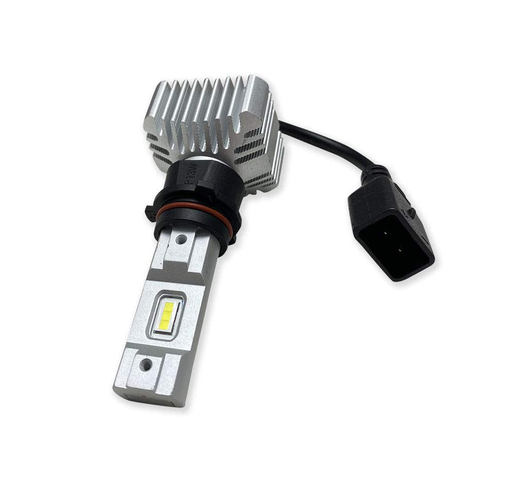 P13WLEDDSV2 Race Sport V2 DRIVE Series P13W 2500 LUX Driverless Plug and Play LED Headlight Kit with Canbus Decoder