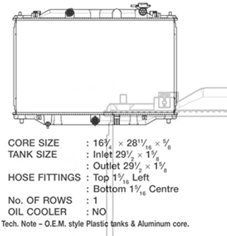 Radiator CSF 3616