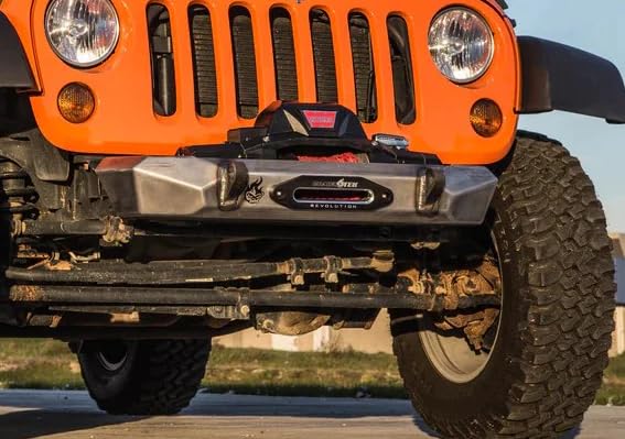 CrawlTek Front Bumper Inferno - Black compatible with 2007-2018 Jeep Wrangler JK