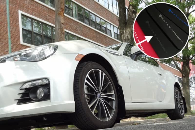 Rally Armor UR Black Mud Flap 13+ BRZ / 13+ Scion FR-S w/ Grey Logo