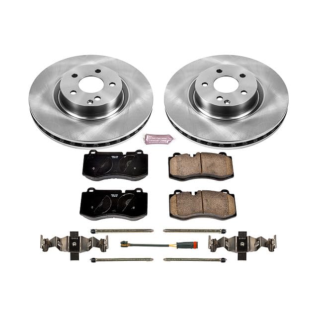 Power Stop KOE6231 Front Replacement Brake Kit-OE Brake Rotors & Ceramic Brake Pads For Mercedes-Benz CL550, Mercedes-Benz S400, Mercedes-Benz S550 [Model Specific]