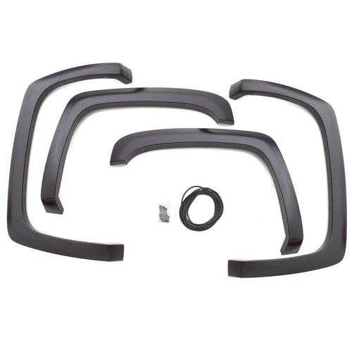 SX Sport Style Lund SX607T Textured Fender Flare, 4 Piece, Black