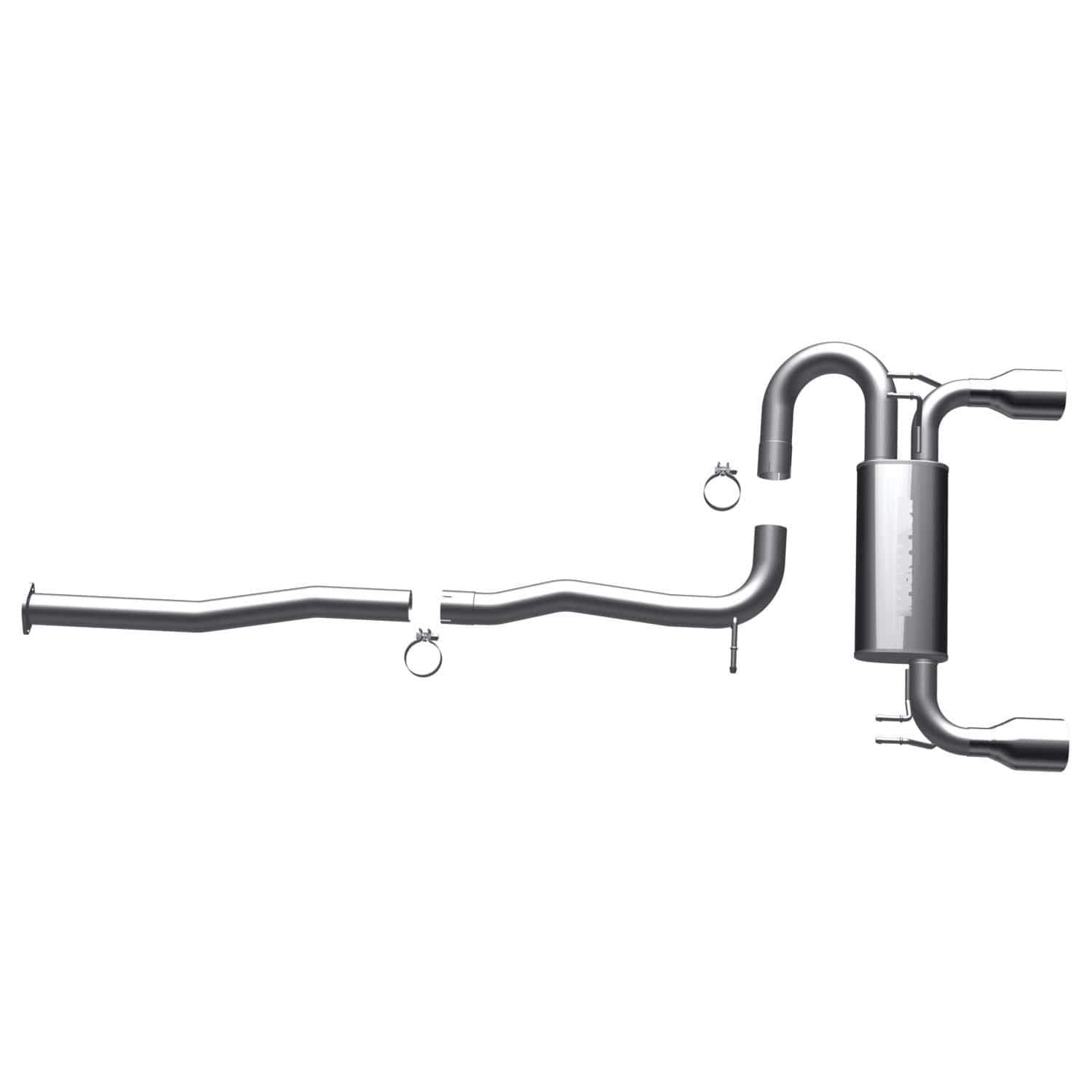 Large MagnaFlow Stainless Steel Performance Exhaust System Kit