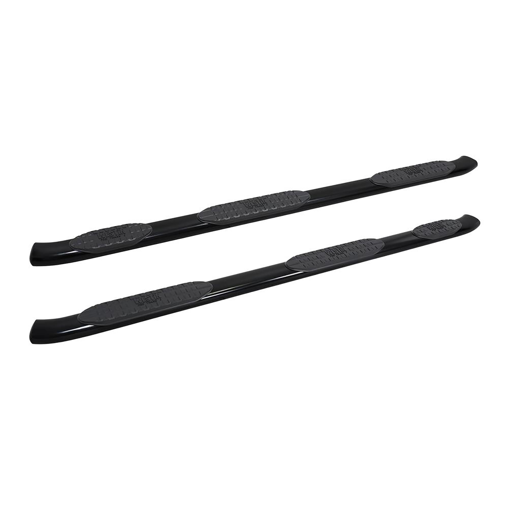 Westin PRO TRAXX 5 Oval Wheel to Wheel Nerf Bars fits 2019-2025 Silverado Sierra 1500 Crew Cab 5'5" Bed (Exc 2019 Silverado LD/Sierra 1500 Limited) Black Pair