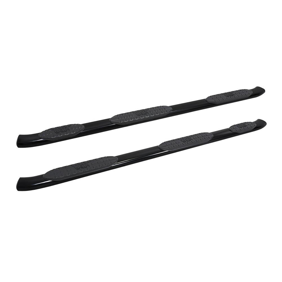 Westin PRO TRAXX 5 Oval Wheel to Wheel Nerf Bars fits 2019-2025 Silverado Sierra 1500 Crew Cab 5'5" Bed (Exc 2019 Silverado LD/Sierra 1500 Limited) Black Pair