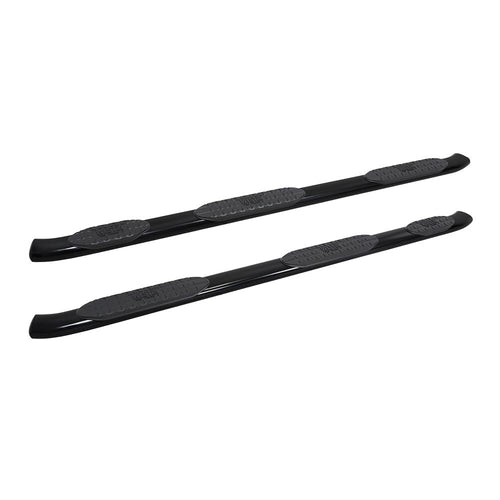 Westin PRO TRAXX 5 Oval Wheel to Wheel Nerf Bars fits 2019-2025 Silverado Sierra 1500 Crew Cab 5'5" Bed (Exc 2019 Silverado LD/Sierra 1500 Limited) Black Pair