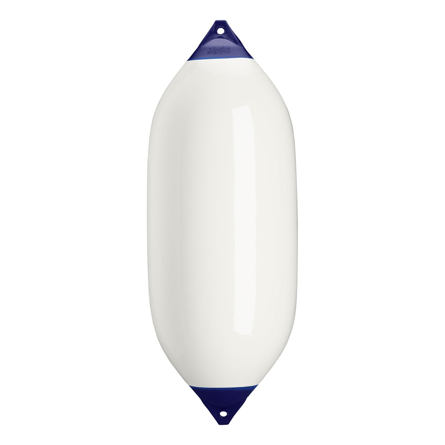F-13 Standard Polyform Boat Fender Blue Ropehold - White