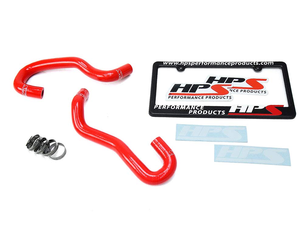 Red HPS 57-1700-RED Silicone Heater Hose Kit Coolant, 1 Pack