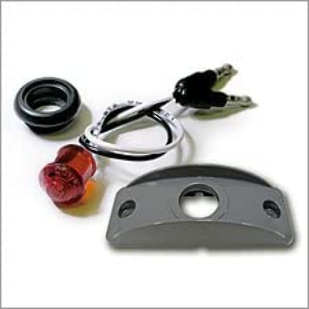 Led Marker/Clearance Peterson 176BKR, Round, Kit W/Bracket, 0.75" Pc