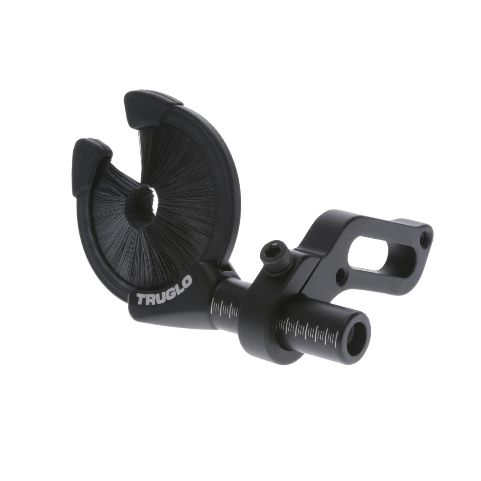 EZ-Rest TRUGLO Capture-Style Contained-Brush Left-Hand Convertible Ultra-Lightweight Quiet Tough All-Weather Black Archery Arrow Rest