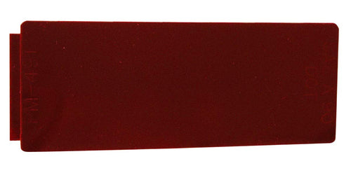 Stick On Peterson Reflector, Red, Rectangle