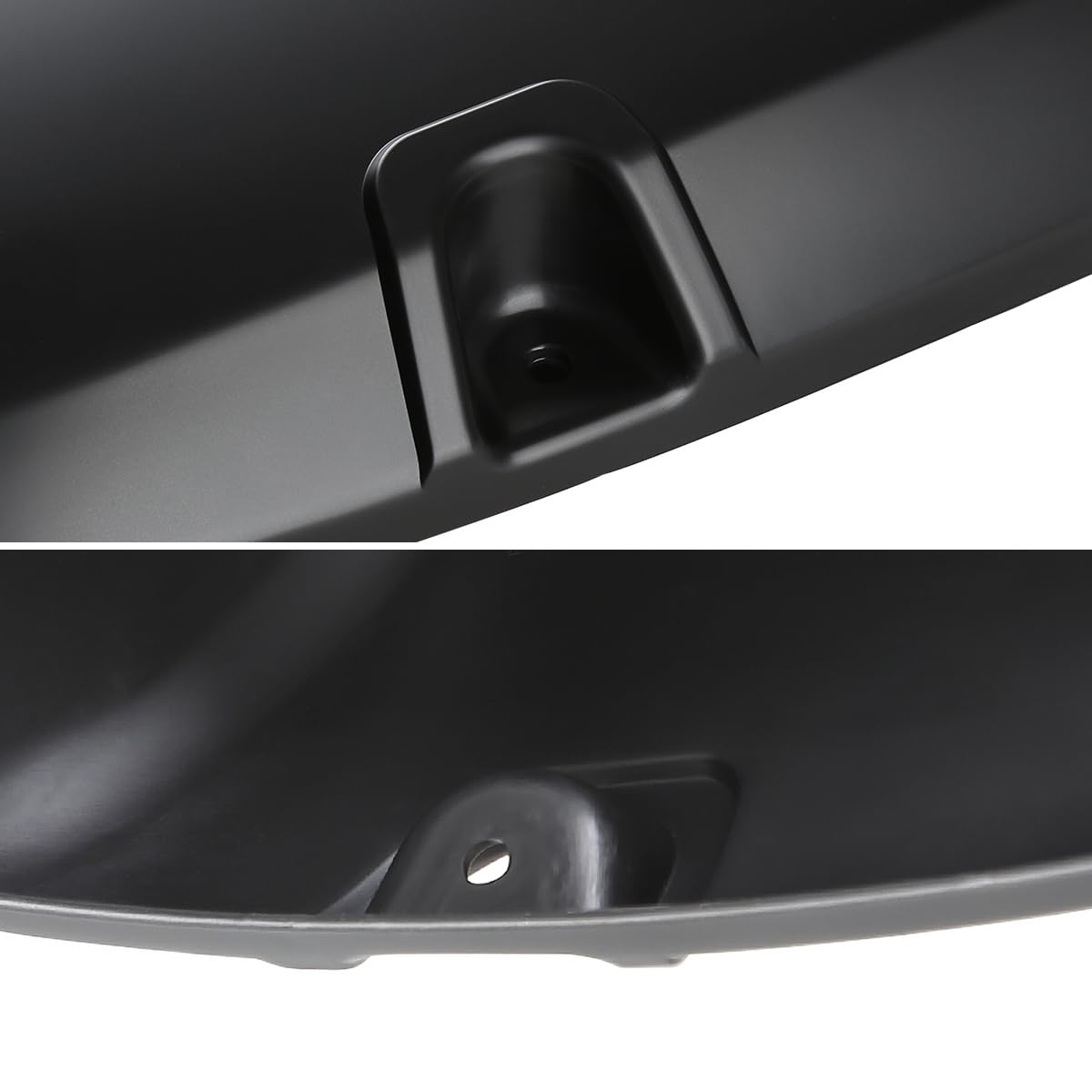 4PC Spec-D Tuning Front + Rear Black Pocket Rivet Style Fender Flares Wheel Cover Compatible with 1988-1998 Chevy GMC C/K 1500 Tahoe Suburban Yukon