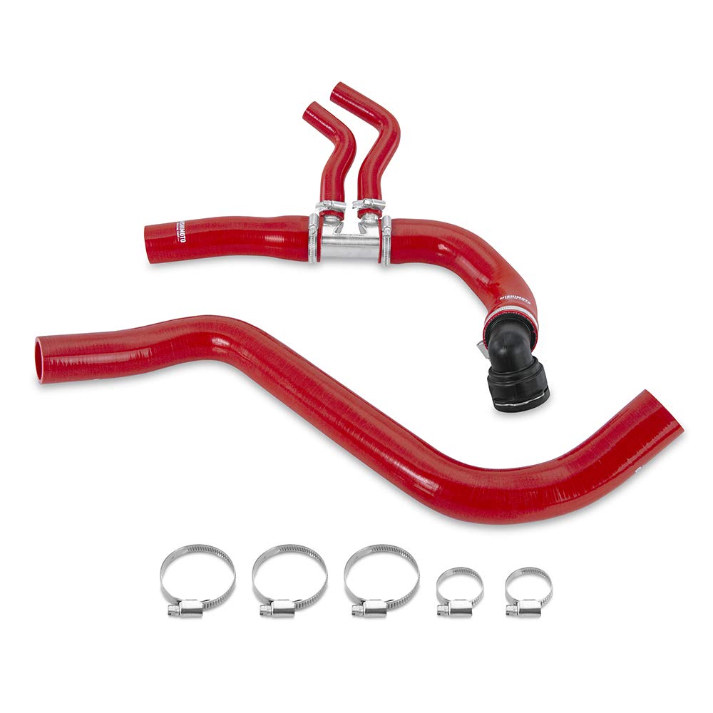 Mishimoto Silicone Radiator Hose Kit MMHOSE-X35T-15RD, Compatible With 2015-2017 Ford Expedition 3.5L EcoBoost, Red