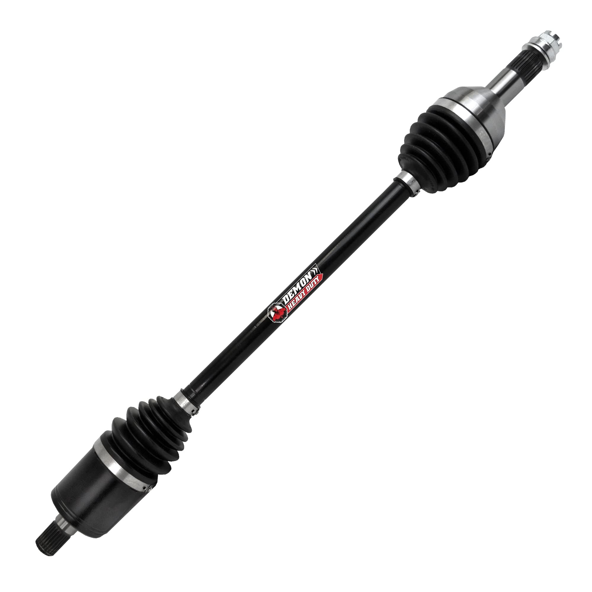 Demon Powersports Heavy Duty Front Left/Right Axle for (2019-21) Can Am Maverick/Commander, Made of 4340 Chromoly Steel, Wider Angles & In Molybdenum Grease Precision OEM: 705402282