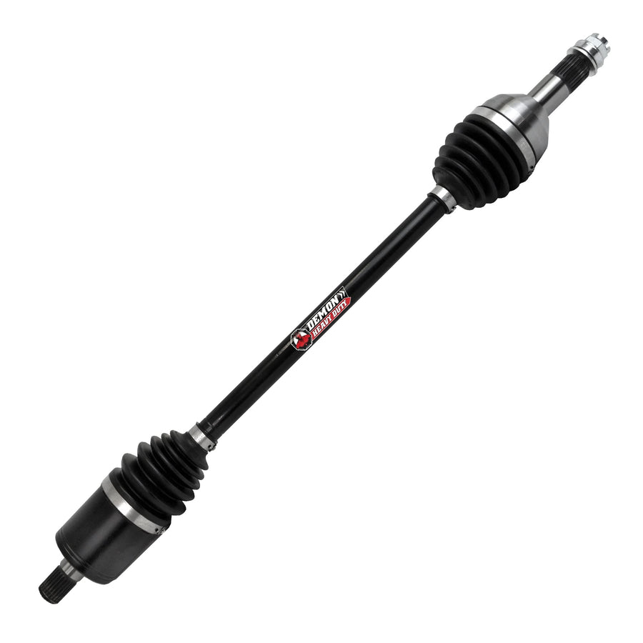 Demon Powersports Heavy Duty Front Left/Right Axle for (2019-21) Can Am Maverick/Commander, Made of 4340 Chromoly Steel, Wider Angles & In Molybdenum Grease Precision OEM: 705402282