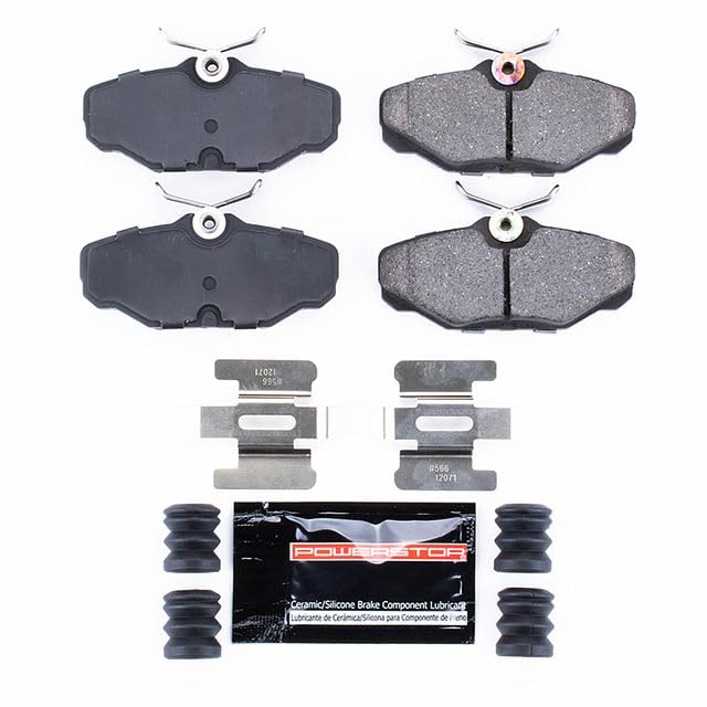 Power Stop Z23-610 Z23 Evolution Sport Carbon Fiber Infused Ceramic Brake Pads with Hardware Rear