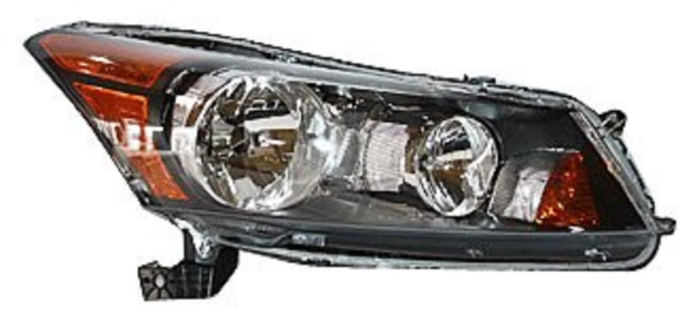 Right TYC Headlight Assembly Compatible with 2008-2012 Honda Accord