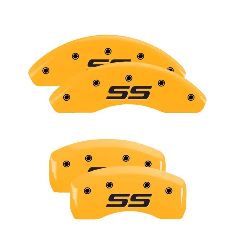 Caliper Covers MGP 14050SSS4YL, Yellow