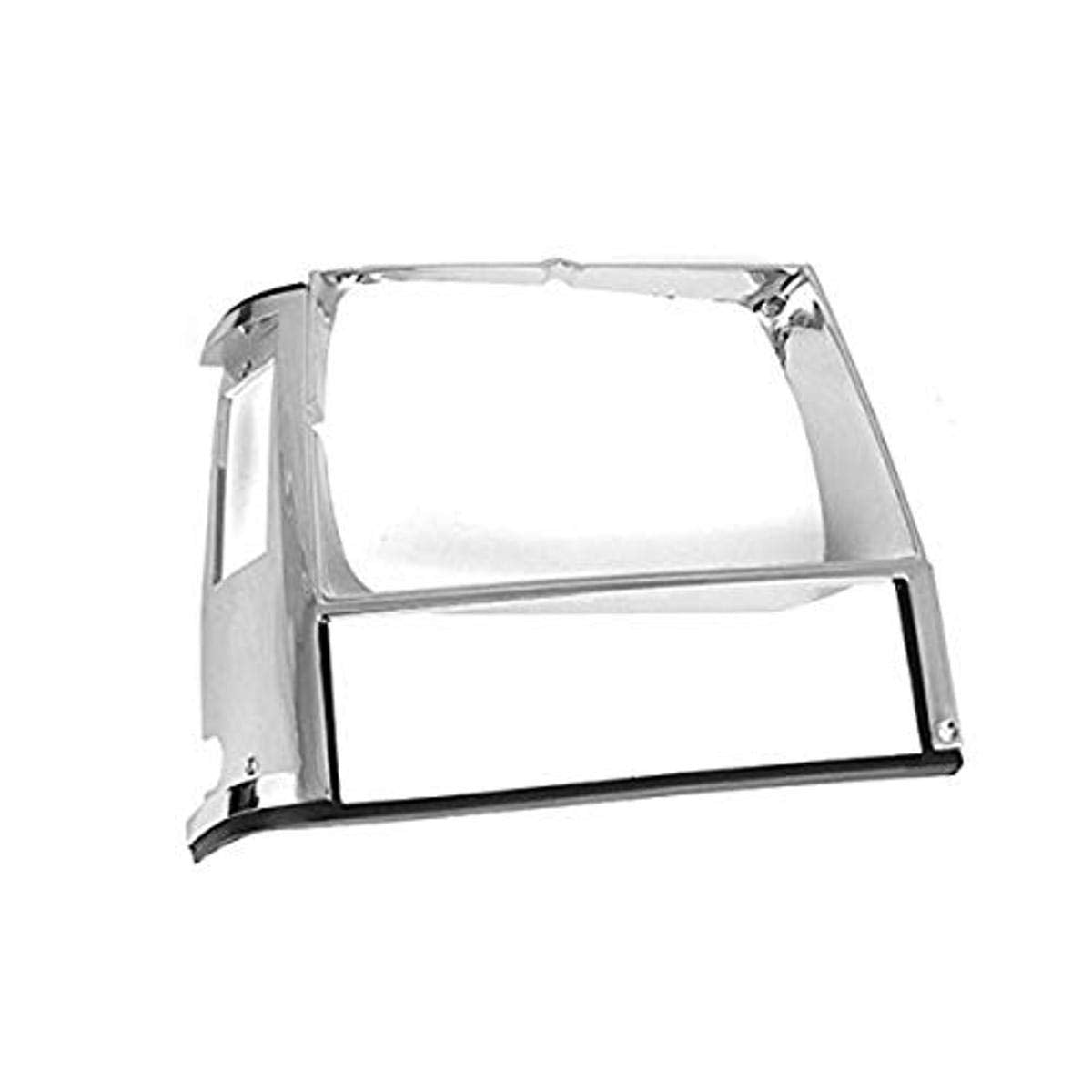 12419.12 | Omix-Ada | Right Headlight Bezel, Chrome | OE Reference: 55002244 | Fits 1984-1990 Jeep Cherokee XJ/MJ