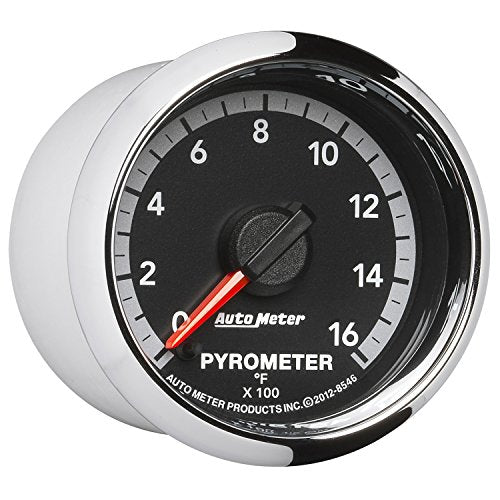 2-1/16" Electric Pyrometer AUTO METER 8546 Factory Match (0-1600 Degree F, 52.4mm) Regular, 2-1/16 Inch