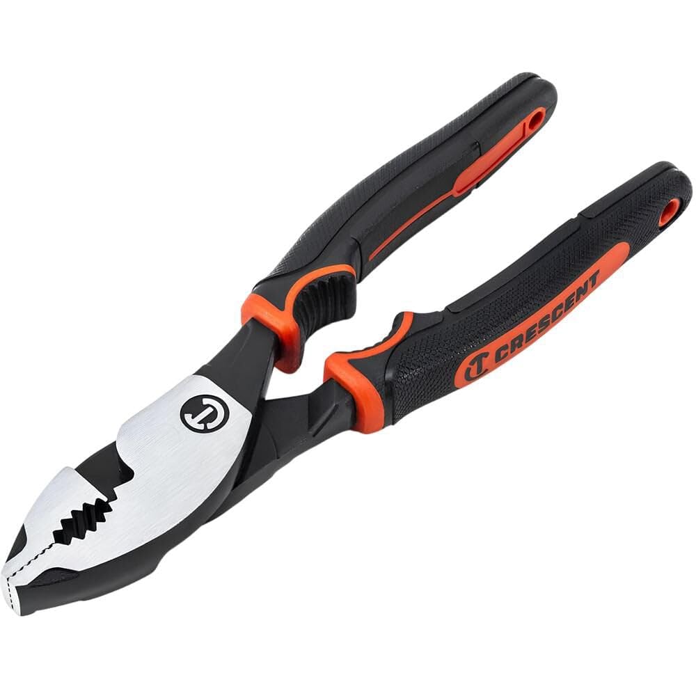 Crescent Z2 Slip Joint Dual Material Pliers - Cushion Grip Wire Cutter Hand Tool for Home Improvement & Repair - 6" - HTZ26CG