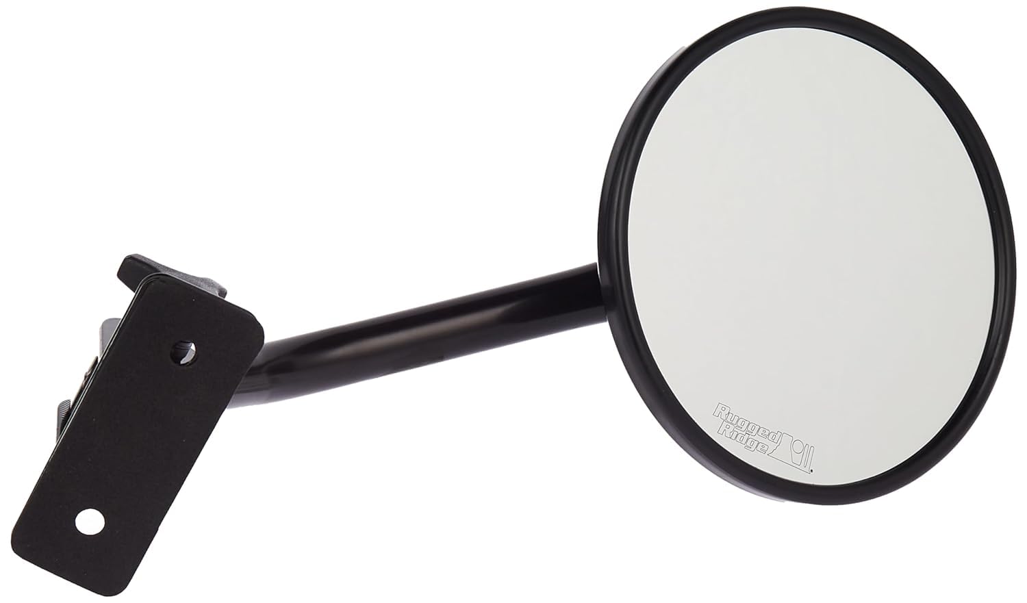 Quick Release Mirror, Round, Black | Rugged Ridge | 11025.11 | Fits 1997-2018 Jeep Wrangler TJ/LJ/JK/JKU