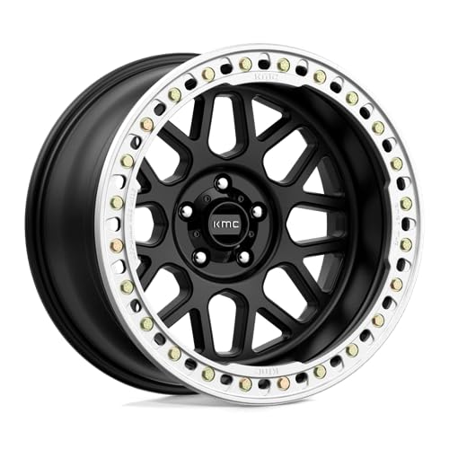 KMC Wheels Grenade KM23521050748N Crawl Beadlock 20X10 5X5.0 S-BLK -48MM