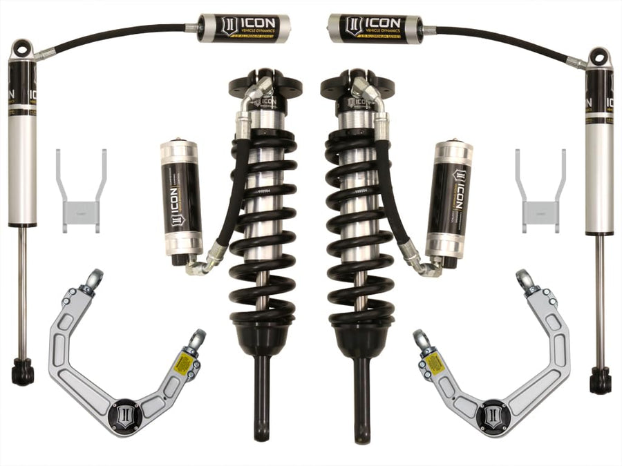 0-3" Lift, ICON Stage 5 Suspension System, Billet UCA, Compatible with 2005-11 Toyotaa Hilux, K53140