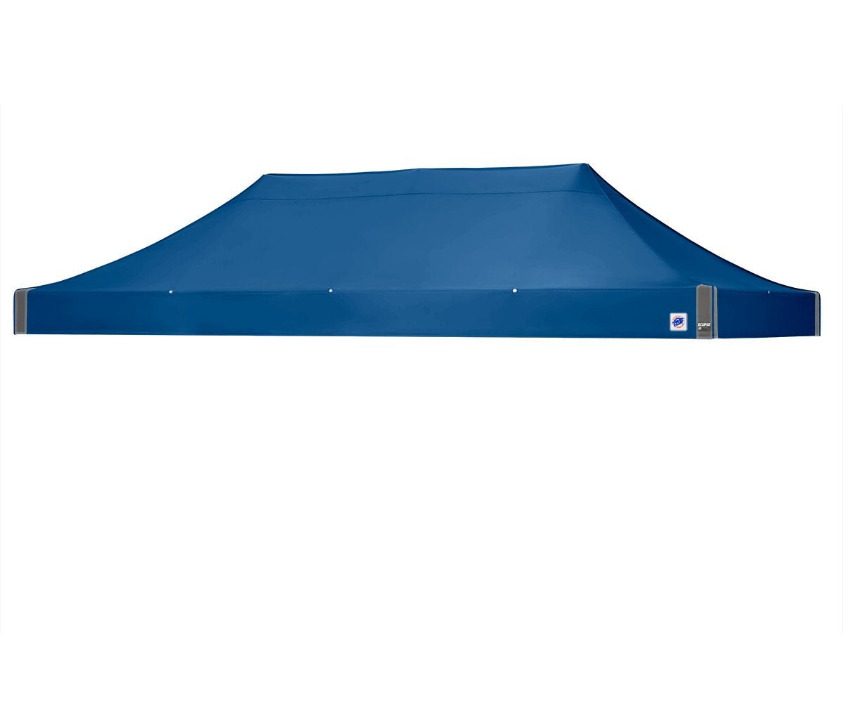 E-Z UP Eclipse Instant Shelter Canopy, 10' x 20', Gray Steel Frame and Royal Blue Professional Grade Top Pop-Up Tent