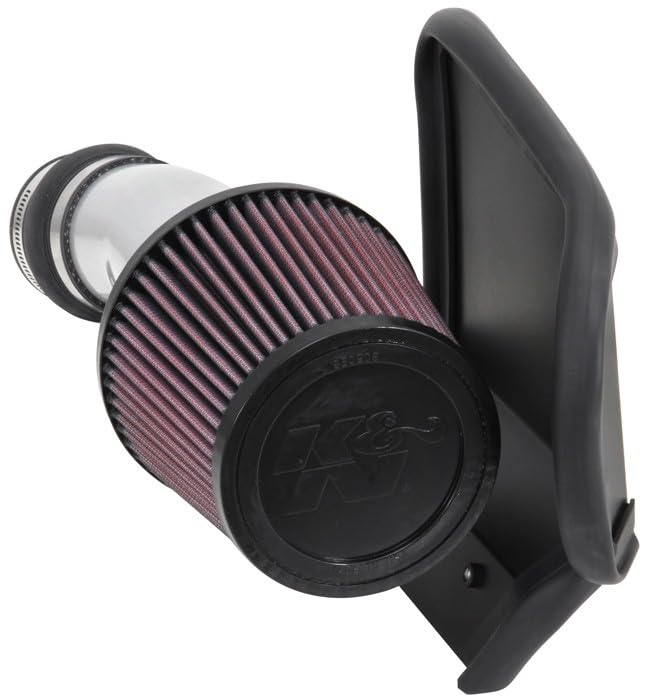 K&N Cold Air Intake Kit: Guaranteed to Increase Horsepower & Engine Growl, Increase Acceleration up to 4HP: Compatible with 2.0L, L4, 2013-2016 Dodge Dart, 69-2547TS