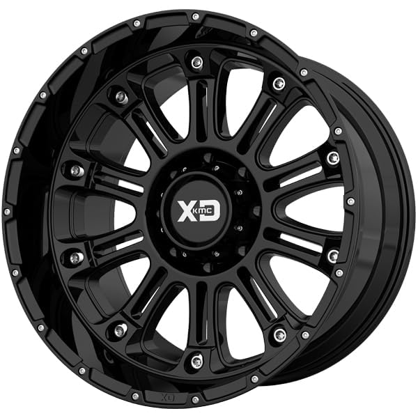 Xd829 Hoss Ii Gloss Black Wheel with Alloy Steel XD Wheels (20 x 9. inches /6 x 87 mm, 18 mm Offset)