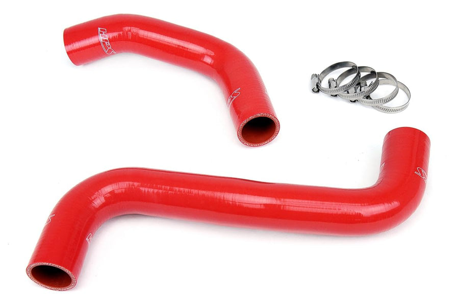 Red HPS 57-1064-RED Silicone Radiator Coolant Hose Kit