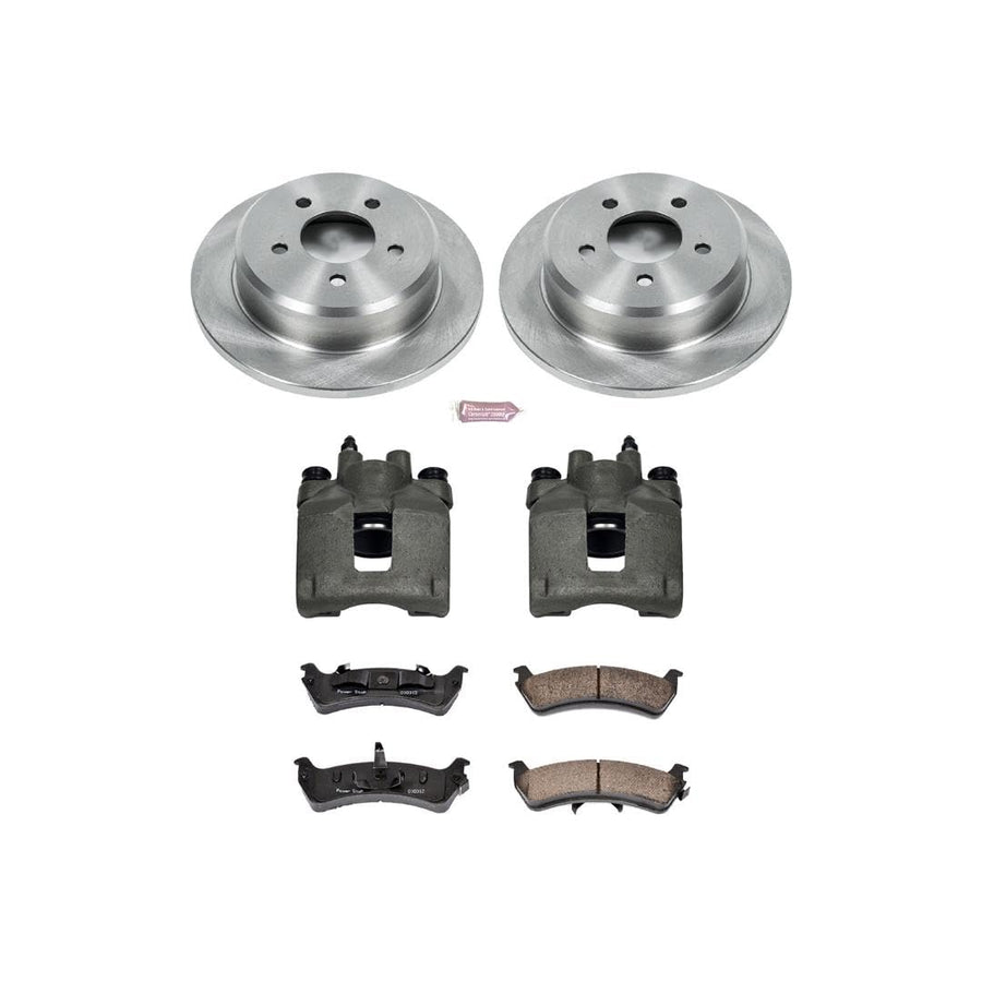 Power Stop 1-Click KCOE1858 Autospecialty Replacement Brake Kit with Calipers For Ford Explorer, Ford Explorer Sport, Ford Ranger, Mercury Mountaineer [Model Specific]