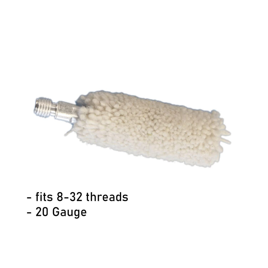 20 Gauge Birchwood Casey Cotton Bore Mop White